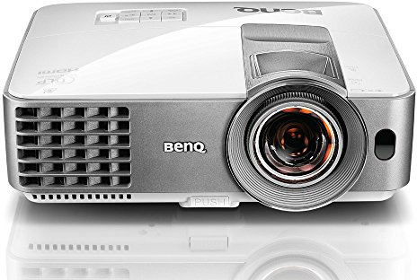 BenQ WXGA DLP Short Throw Projector (MW632ST), 3200 Lumens, WXGA 1280x800, HDMI, 10W Speaker, Keystone, 87”@4.5ft, 1.2x Zoom (Renewed)