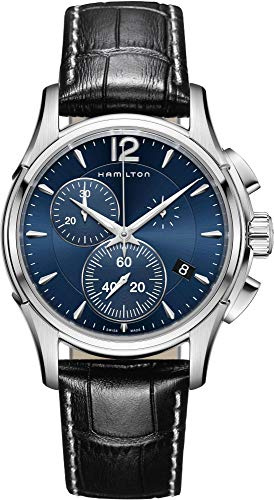 Hamilton Herren Chronograph Quarz Armbanduhr Jazzmaster