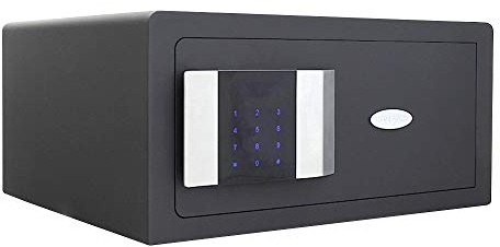 Profirst Möbeltresor Hestia Elektronikschloss Notöffnung LED Beleuchtung LED Touchbedienfeld Hoteltresor inklusive Montagematerial