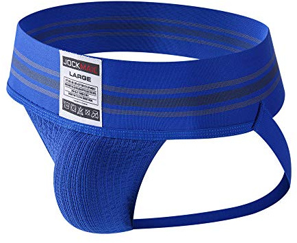 JOCKMAIL Sexy Slips Jockstrap Männer Herren Sport Unterwäsche Suspensorium Sexy Sportlich Suspensorium Sport Jockstrap Strings Breiter Gürtel Strings 7 Farben