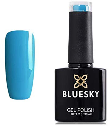 Bluesky BLUE, LIGHT BLUE, PALE BLUE, CHOOSE YOUR BLUE Nail Gel Polish Exclusive (A093 OCEAN BLUE)