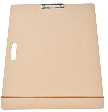 Qinlorgon 【Muttertagsgeschenk】 Holz Zeichenbrett Holz Sketch Board, Hölzernes Skizzenbrett Tragegriff Design 45 × 60 cm A3 Zeichenbrett, Zeichenbrett, tragbar für den Innenbereich