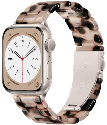 Vamyzji Compatible with Apple Watch Straps 49mm 46mm 45mm 44mm 42mm(S3/2/1), Light Resin Waterproof Adjust Sport iWatch Strap Women Men for Apple Watch Series 11 10 9 8 7 6 5 4 SE 3 2 1 Ultra 3 2 1
