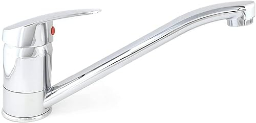 Generic Einhand-Mischbatterie für Küche Spültischarmatur Küchearmatur Waschtischarmatur Einhebelmischer Waschbecken-Armatur Chrom