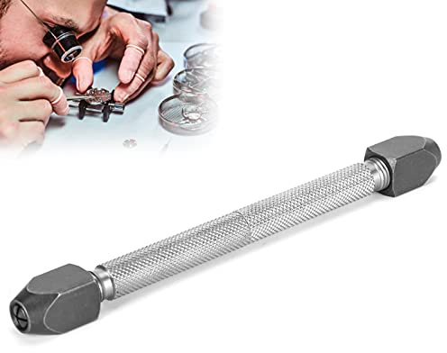 HURRISE Handbohrer, Hochpräzise Mini Bohrmaschine, Spannfutter Clock Reparaturwerkzeuge Zubehör, Minibohrmaschine, Für Pin Vise Handbohrer For Werkzeuge Professionelle Uhrenreparaturen