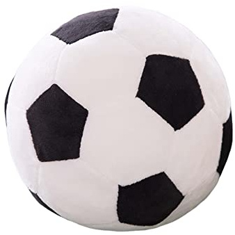 Plüsch Fußbälle Stoffball Flauschige Fussball Gefüllte Kissen, Plüsch Ball Spielzeug Fußball Plüsch Sport Spielzeug Geschenk Für Kinderzimmer Dekoration (22cm)