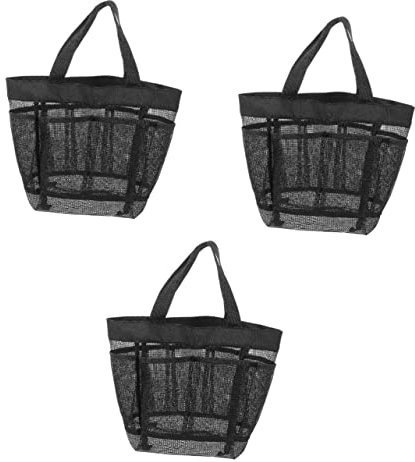 Cabilock Bolsa de Malla para Playa 3 Unidades para Portátil Cesta de de Viaje Resistente a Productos Químicos para Uso Diario.