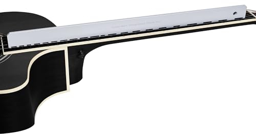 Muzikion 4 mm dicker Gitarrenhals, gekerbte gerade Kante, professionelles Gitarrenhals-Wartungswerkzeug, Gitarrenbauer-Reparaturwerkzeug für Gibson 62,9 cm Fender 64,8 cm und die meisten