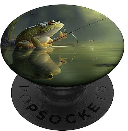 Frosch-Angel-Vibes für Frosch-Liebhaber, Frosch PopSockets mit austauschbarem PopGrip