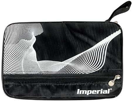 Imperial Tischtennis Schlägerhülle ITT | Einzelschlägerhülle mit separater Fronttasche für Zubehör