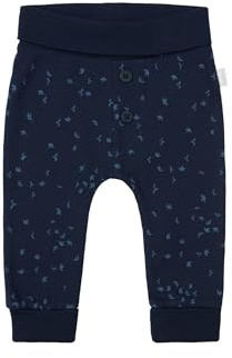 Noppies Baby Unisex Pants Nicea Regular fit Allover Print, Pantalones Bebé-Niños, Black Iris - P554,
