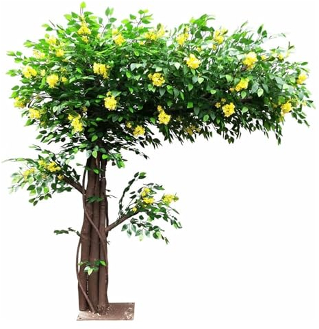 SLOFL Kunstbaum Künstliche Künstlicher Osmanthusbaum, 150 cm hoch, künstlicher Baum, groß, for Zuhause, Party, Hochzeit, künstliche Pflanzendekoration Kunstpflanze