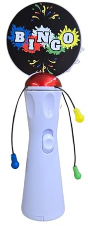Bingo Spinner Wand- Spins & Lights up- Perfect Bingo Gift- Bingo Accessory- Hold up to be Seen! (Firework)
