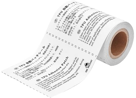 Transparent Fabric Patch - Waterproof Tent Repair Adhesive Repair Tape for Camping Equipment | Tape Patch Kit, Tent Pole Set for Outdoor Camping, Tarpaulin, Boat Covers, Sail