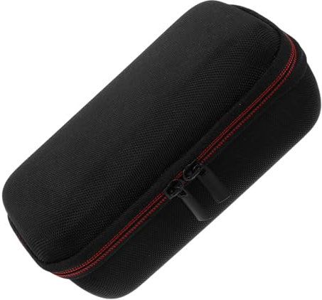 BESTonZON Estuche Rígido para Altavoz con Protección Impermeable Y Compartimentos para Micrófono Y Accesorios De Audio Bolsa De Transporte Compacta Y Resistente 7.9X3.5X3.5 Pulgadas