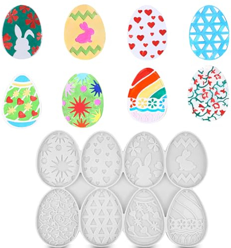 Ostern Silikonform Kaninchen DIY Silikon Gießform Silikonformen Gießformen Ostern Silikonform Ostern Hase Ostereier Harz Epoxidharz Formen für Anhänger Kunstharz Harz Gießen Basteln Osterdeko
