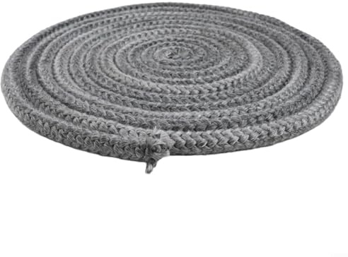 Cuerda de sellado de estufa para estufas de madera y pellets, junta de fibra de vidrio de 4 m para un rendimiento óptimo