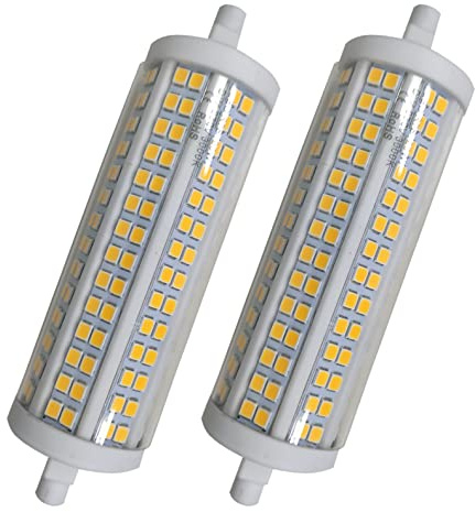 LED ATOMANT 2x Bombilla LED R7S 20W 118mm Regulable Color Luz Fria 2000lm