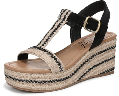 Blowfish Malibu Women's Annika Sandal Natural Black 7.5 M