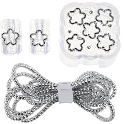 COHEALI Cute Flower Lace Data Cable Protector Charging Cord Cover Accessory for Usb-c Adapter with Tpu and Fabric Material, Reducing Bending and Friction, for Office and Daily Use