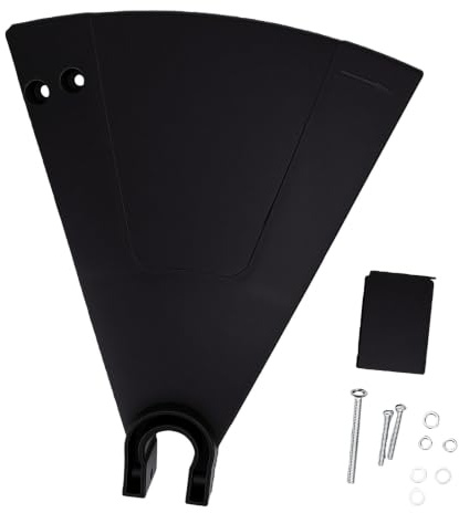 Tbest Protège Tête Débroussailleuse, Couvercle de Remplacement Noir avec Nervures Renforcées sans Outil pour Arbre 25 Mm 25,4 Mm for Tondeuses à Gazon