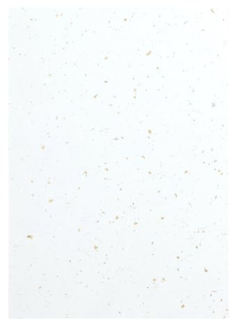 [Amazon.co.jp Exclusive] Washi Kawasumi OA Washi A4 Echizen Washi, Gold and Silver Sando, Dairei Paper, White Paper for Printers, 50 Sheets