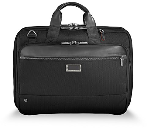 Briggs & Riley @Work Medium Expandable Briefcase, 42 cm, 15.3 Liters, Black