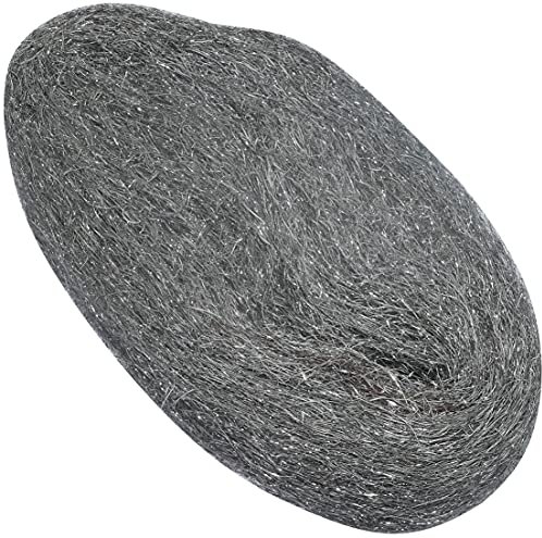 AERZETIX - Lana de acero alambre súper fino - almohadilla abrasiva - lijado pulido limpieza - Tamaño grado 3-195g - para metal, madera, vidrio, cerámica - C50133