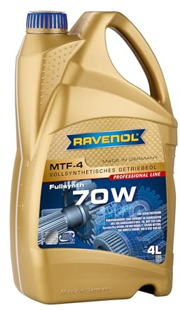 Huile RAVENOL MTF-4 SAE 70W - 4 L | Lubrifiant pour boîtes à main MTF