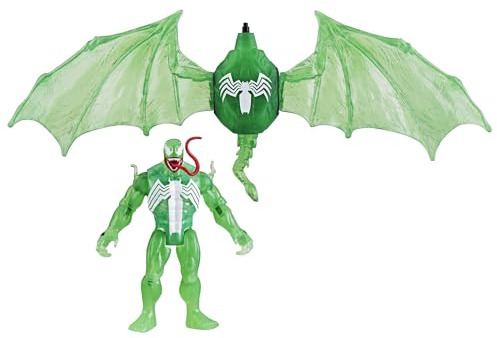 Hasbro Marvel Spider-Man Epic Hero Series Web Splashers Green Symbiote Flügel Splasher, Action-Figur und Ausrüstung Spielset