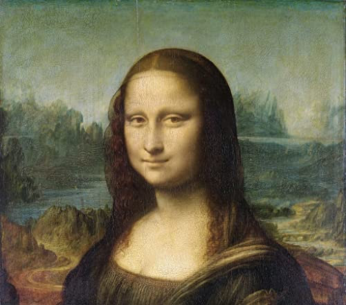 GKAZGQPR Berühmte Gemälde Gemälde Fotodruck Drucken Ölgemälde Mona lisa von leonardo da vinci für Wohnzimmerdekoration 60x90cm