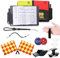 XSYKJGS Schiedsrichter Set, Fußball Schiedsrichter Karten Set mit PVC Rote Gelbe Karte, Pfeifen-Schlüsselband, Schiedsrichterfahnen und Tasche Punktebuch für Fußballspiel Schulsport Sport