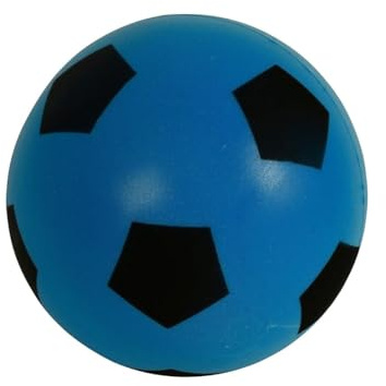 ZOPPER Fun Sport Foam Football 12cm - Blue Soft Sponge Foam Soccer Ball, Indoor Outdoor Foam Ball Great Fun & Suitable For All Ages