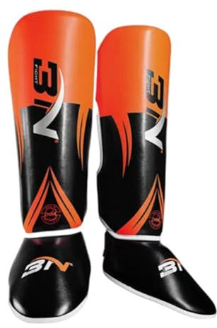 Boxen Schienbeinschutz Leder Verstellbare,Kickboxen SchienbeinschüTzer,Boxtraining für Erwachsene,Kampfschutzausrüstung,Taekwondo Schienbeinschoner,Schienbeinschützer für Kampfsport