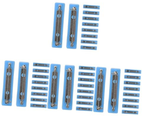 DIYEAH Broschennadel Obst 40 Stück Broschen Zubehör Aufkleber Etiketten Etiketten Pin Rückseiten Namenspin Rückseite DIY Selbstklebende Pin Selbstklebende Bar Pin Bar Sicherheitsnadel Corsagen