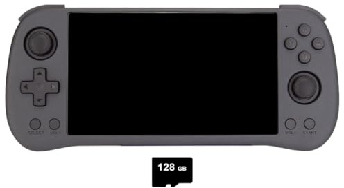 ExploTex X55 - Consola de juegos portátil retro de 5,5 pulgadas con pantalla grande de 16 G