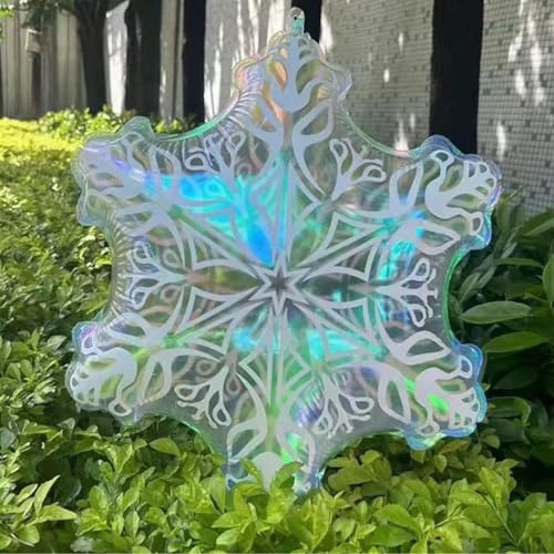 4 Stücke Nine San Schneeflocke Luftballons Transparent Snowflake Folienballon Weihnachten Clear Bunte Schneeflocken Ballon Frozen Winter Party Deko