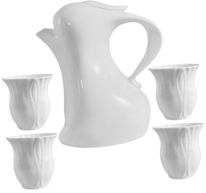 Cabilock Juego De Tetera y Taza De Conejo Cafetera De Cerámica Jarra De Agua Vajilla De Cerámica