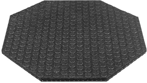 BLACK-CAT Panther Antirutschmatte 8-Kantpad 150×150×4 mm (5er Pack) – original, hochreißfest, rutschhemmend, temperaturbeständig, VDI 2700 Zertifiziert, für Transport, Werkstatt & Haushalt