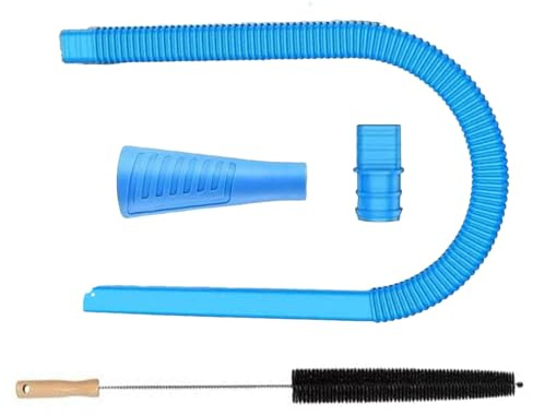 Dryer Vent Cleaner Kit, Flexible Efficient Dryer Vacuum Hose Attachment, Tumble Dryers Cleaning Brush, Quick Lint Remover, Stretchable Dryers Lint Vac Attachment Compatible with All