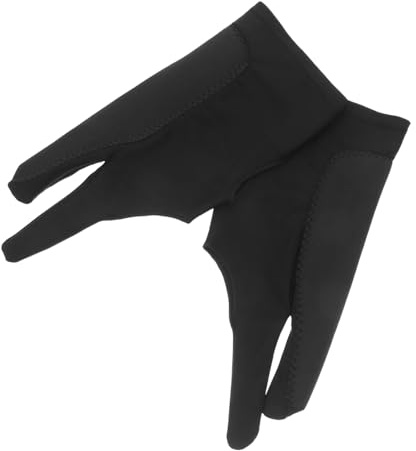 Anneome Painting Gloves Two-Finger High Elasticity Glove for Drawing Tablet Right and Left Hand for Artists for Digital Art Creation
