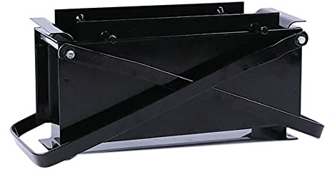 Rogowsen Prensa de ladrillos de papel de desecho, prensa de briquetas de carbón de papel, 33 × 15 × 13 cm, adecuada para entornos de oficina y hogar