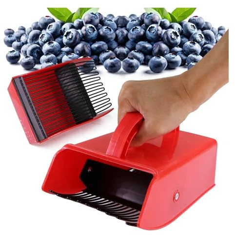 RRYPBOVG Apfelpflücker Tragbare Handheld Berry Blueberry Pickers Metall Kamm Rechen Picking Sammlung Bauernhof