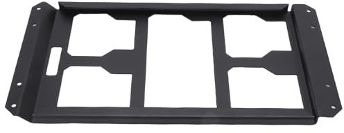 Fafeicy Montageplatte Passend für Packout, Aluminium-Stahlplatte für Wandboden, LKW-Ladefläche, Werkstatt-Werkzeugorganisation, 15,16 X 8 Zoll mit 4 Schrauben für Sichere Installation