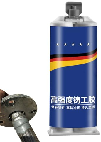 Masilla de soldadura de metal líquido - Pasta de reparación de metal, adhesivo de reparación de fundición, epoxy de 5 minutos, adhesivo de soldadura líquido para la reparación de cascos metálicos