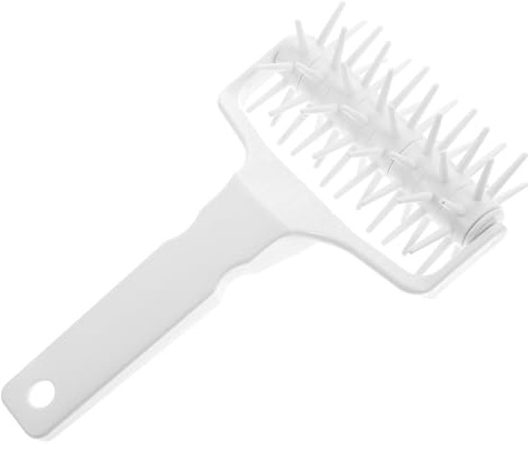 ANDRESLAD Rullo per Pizza Perforatore Grande Maniglia a Rullo, Strumento per Forare Impasto e Pasta, Utensile da Cucina Leggero e Portatile per Cottura Pizza e Pasticceria