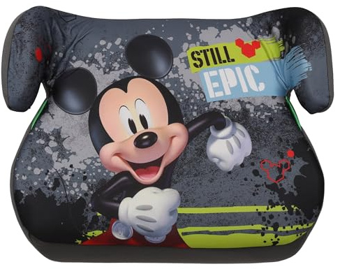 Autositz mit Sicherheitsgurt, Sitzverkleinerung, Sitzerhöhung für Jungen, 22–36 kg 125–150 cm (Mickey Mouse)