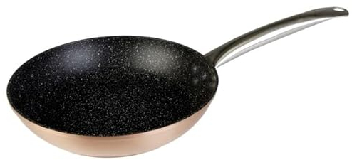WECOOK! Professional Sartén Aluminio Forjado 20 cm, Inducción, Antiadherente Ecológico sin PFOA, 2,8 mm Espesor, Mango Acero Inox., Color Cobre, Apta Todas las Cocinas, Vitrocerámica, Gas, Horno