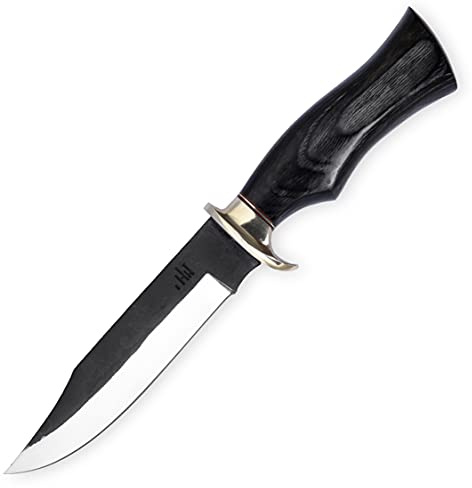Hobby Hut HH-362 13,5 Zoll, Jagdmesser mit Scheide, festes Klingenmesser, entwickelt für Jagdcamping (Black1095)