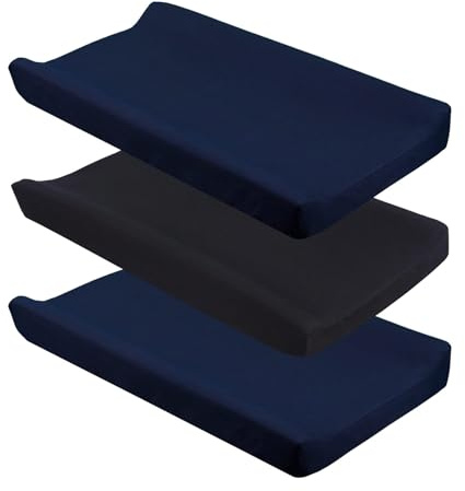 Atmungsaktiver Ersatzbezug für Wickelunterlage, Baumwolle, elastisch, für Wickelauflage, Sitz, 81,3 x 40,6 cm